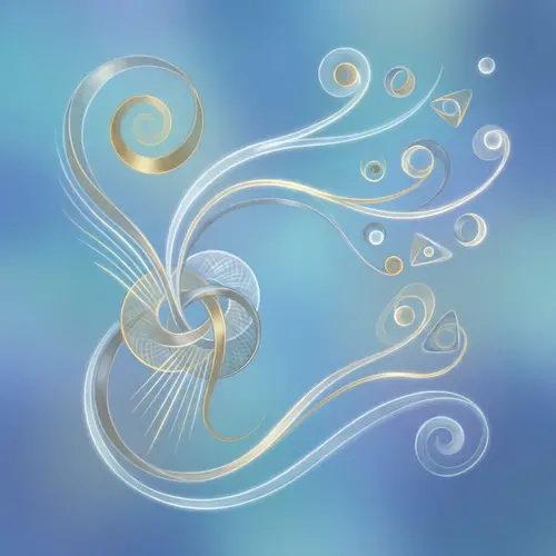 Abstract Vascular Closure Device Artwork