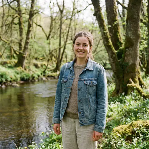 Captivating Casual Moments of a Young Woman