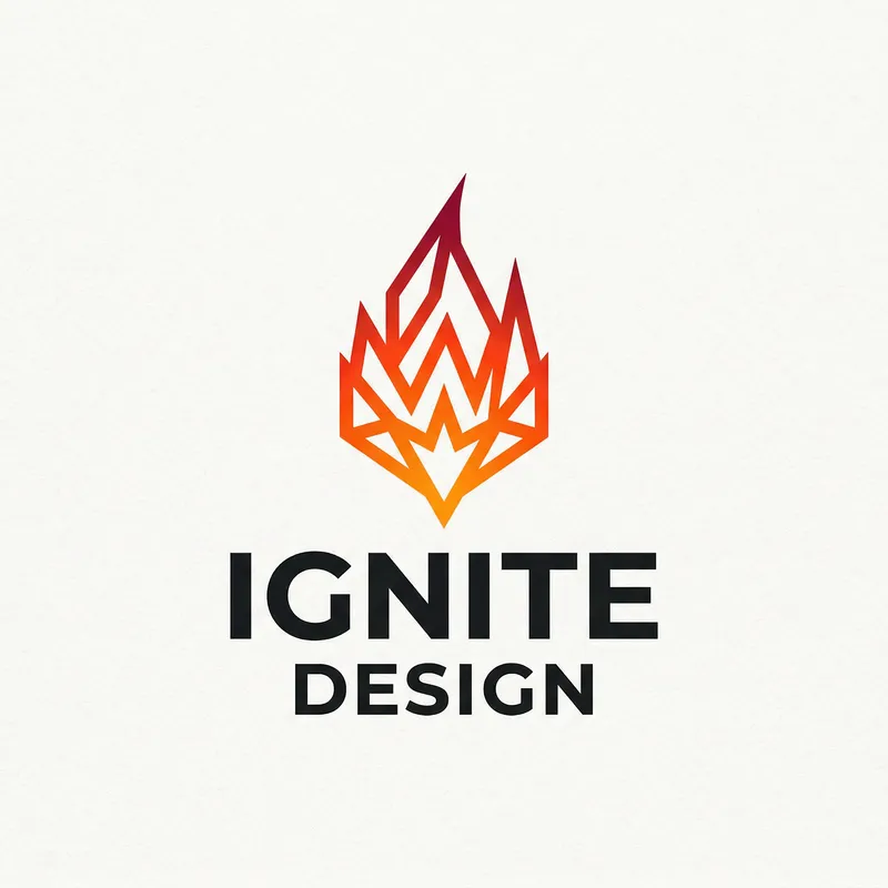Ignite Design: Modern Minimalist Logo Creation