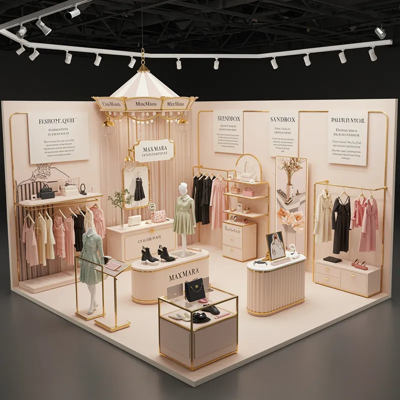Max Mara 3D Pop-Up Design: Fashion in Motion