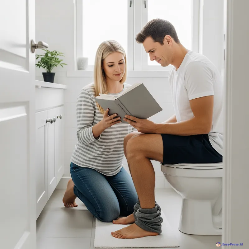 Hilarious Bathroom Moments: Helping Your Partner
