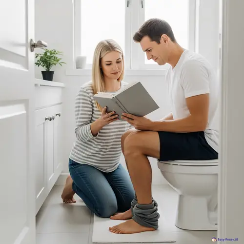 Hilarious Bathroom Moments: Helping Your Partner