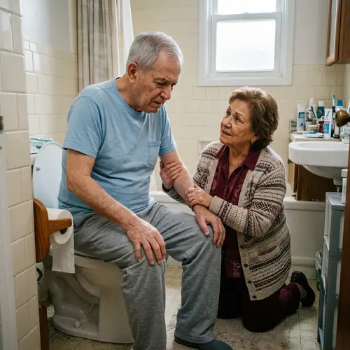 Hilarious Bathroom Moments: Helping Your Partner