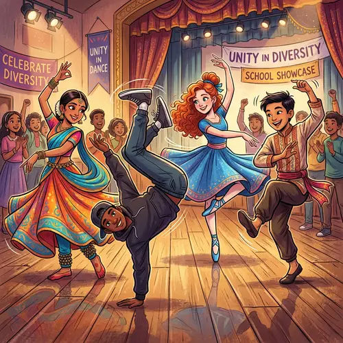 Diverse Schoolmates Showcase Unity in Dance | Cultural Fusion