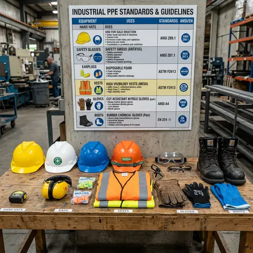 Industrial Personal Protective Equipment (PPE) for Safety | Gear Chart