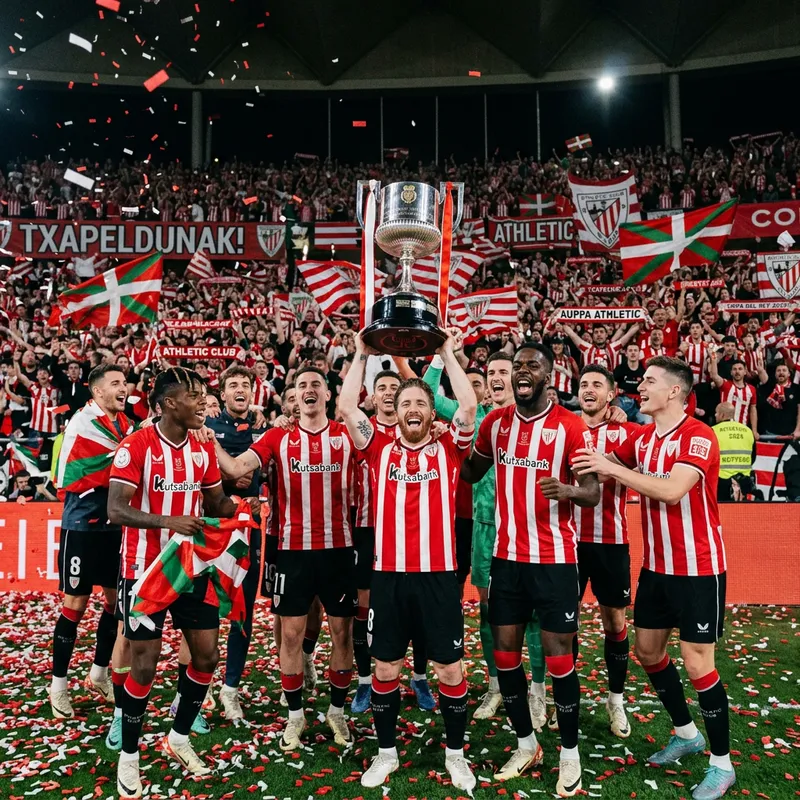 Athletic Club Wins King's Cup Final | Red & White Team Celebration