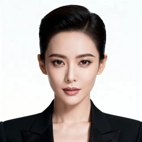 Luxurious Official Portrait in Black Suit