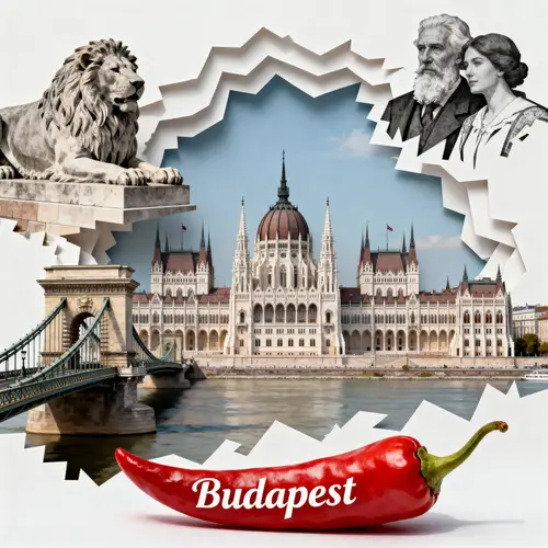 Stunning View of Budapest's Parliament & Chain Bridge