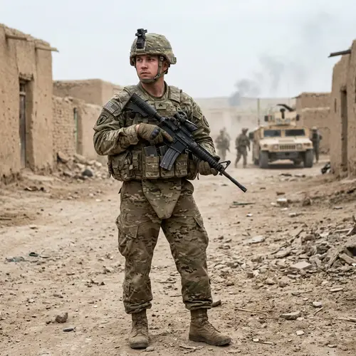 Army Full Gear: Battleground Photography