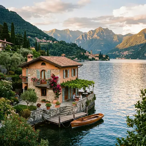 Charming Lakefront Home in Italy