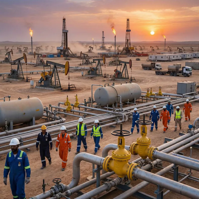 Oil & Gas Projects | Drilling Rigs & Workers at Work