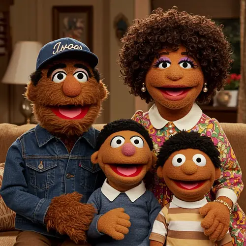 Good Times Characters as Muppets