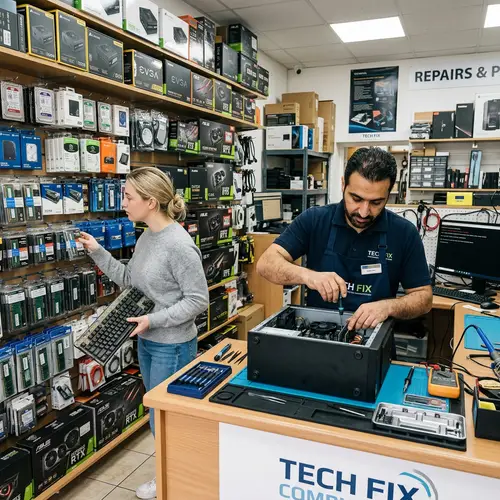 Professional Computer Repair Shop with Wide Range of Parts
