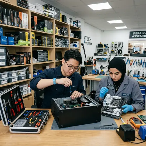 Professional Computer Repair Shop: Precision Assembly & Examination