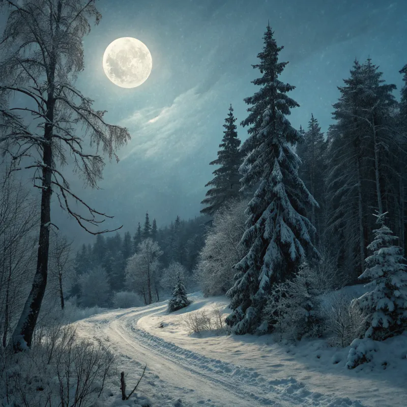 Winter Forest Album Cover Art