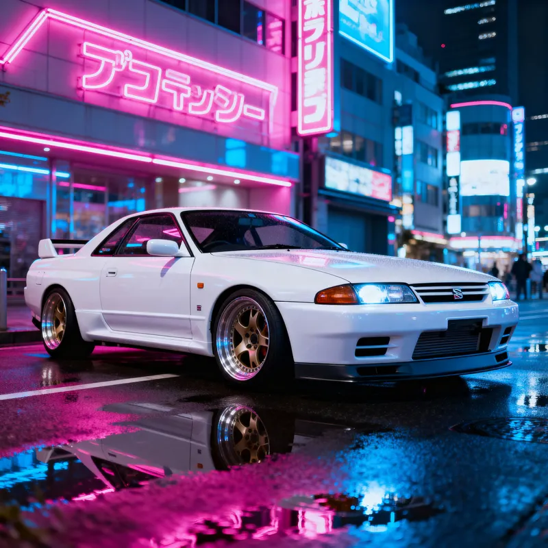 Stunning Nissan R32 GTR Skyline in Tokyo