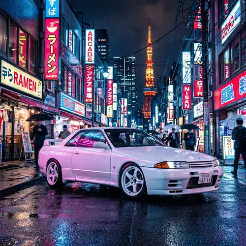 Stunning Nissan R32 GTR Skyline in Tokyo