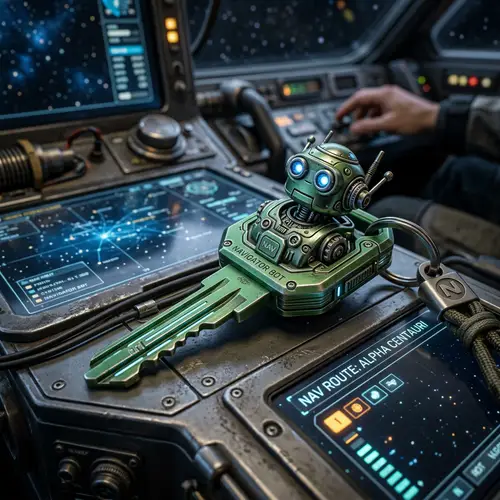 Navigator Bot: Green Key Image