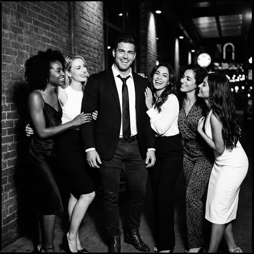 Giga Chad in Sharp Suit