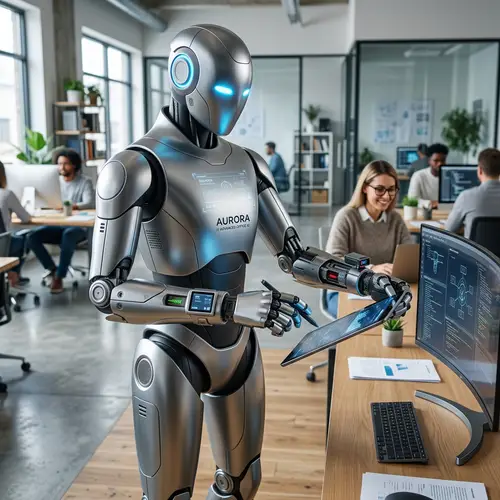 AI Work Assistant Robot - Humanoid CogBot | Website Name