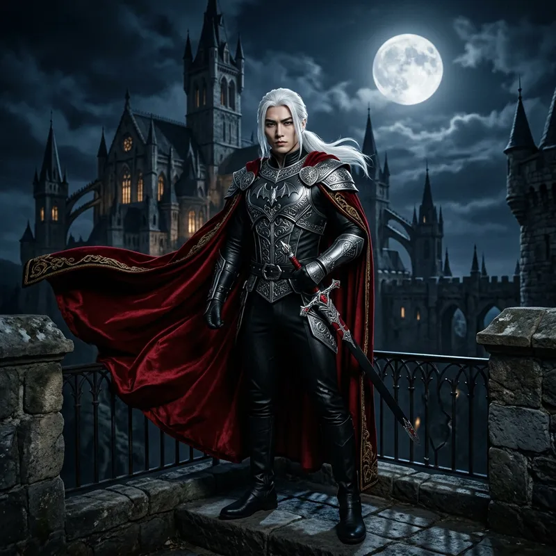 Jungkook Alucard Castlevania Cosplay