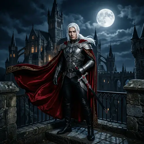 Alucard Castlevania Cosplay | Fit Young Man with Gothic Style