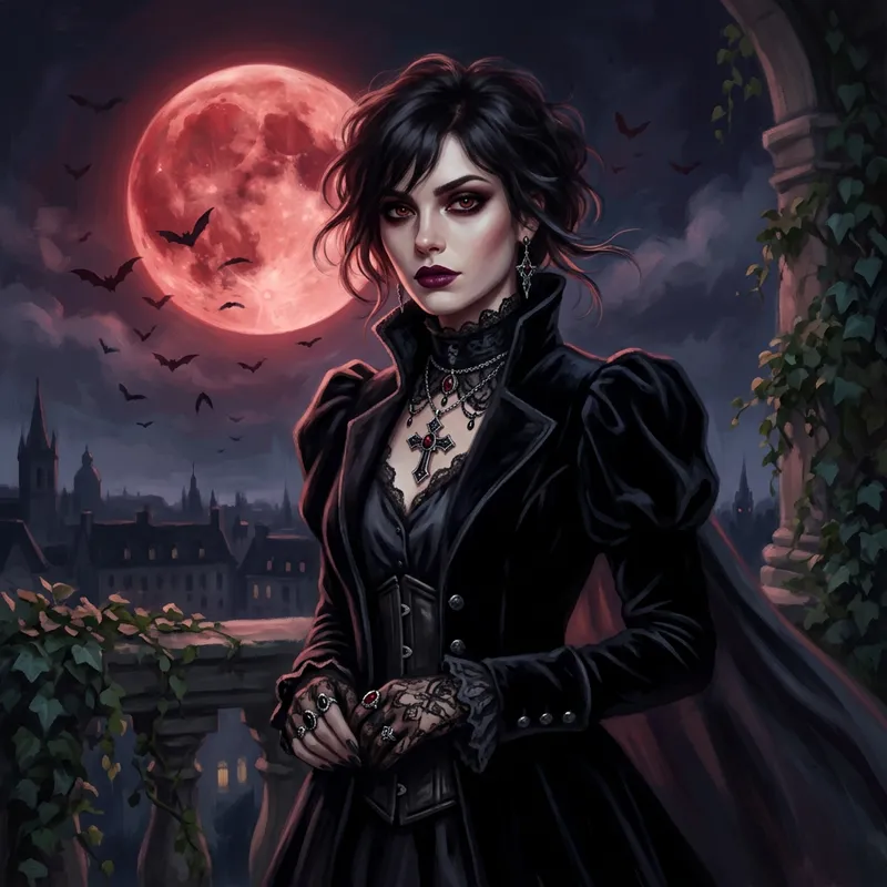 Gothic Vampire Art: Fashion & Aesthetics
