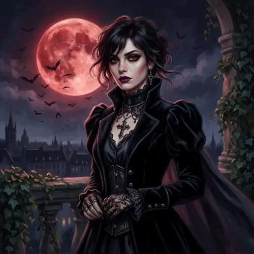 Gothic Vampire Art: Fashion & Aesthetics