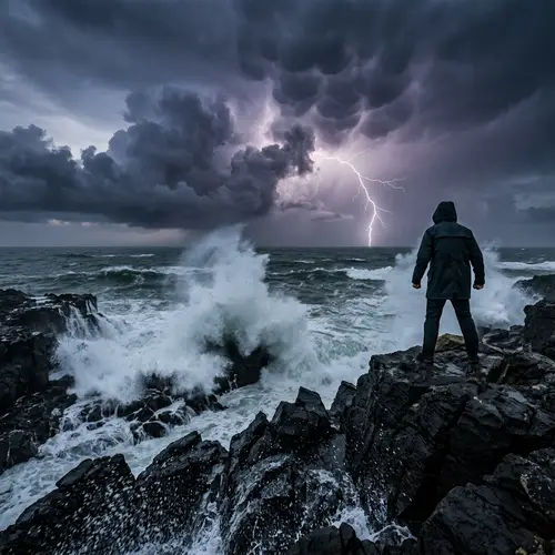 Intense Emotion Visualized: Anger in Nature's Drama