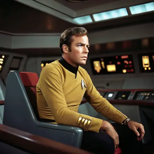 Captain Kirk in Command Chair - Starship Icon