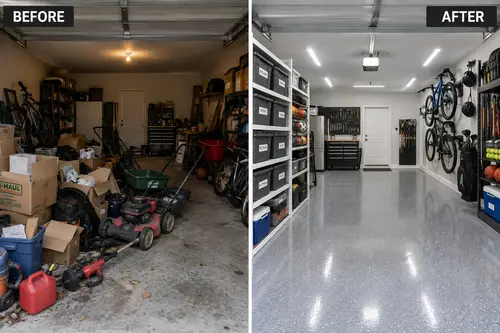 Transform Your Garage: Before & After Organization
