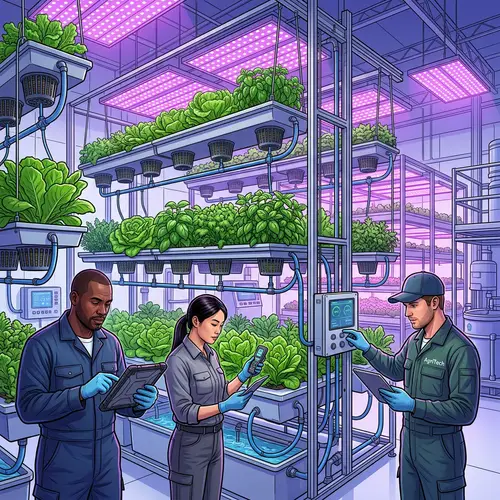 Advanced Hydroponic Farming System with Diverse Farmers