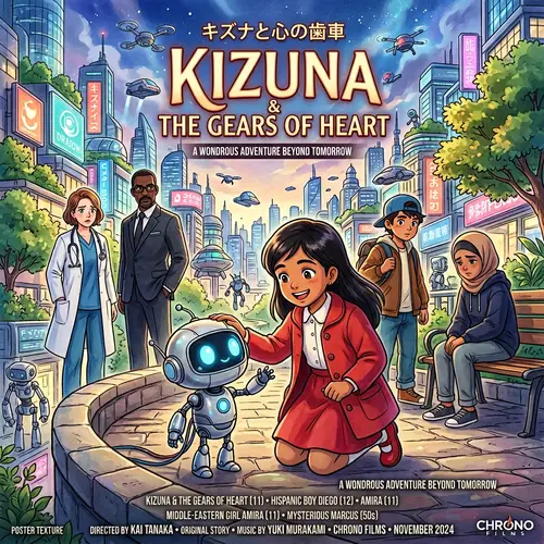 Whimsical Sci-Fi Movie Poster: A Joyful Adventure