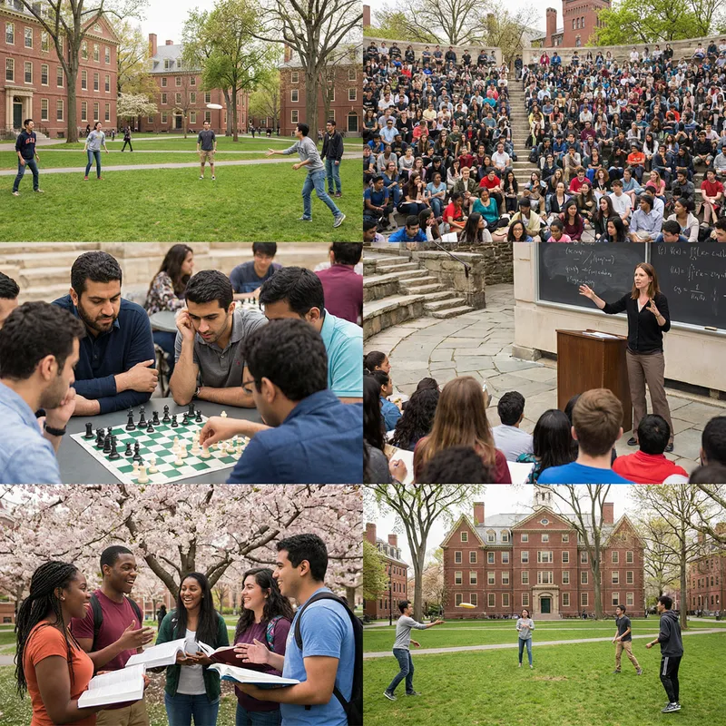 Diverse University Scene: A Hub of Academic Life