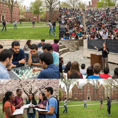 Diverse University Scene: A Hub of Academic Life