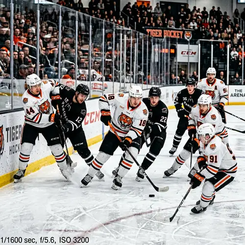Hockey Dominance: White Team vs. Black Team Showdown