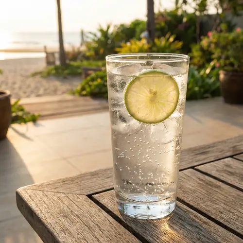 Realistic Summer Gin and Tonic Image