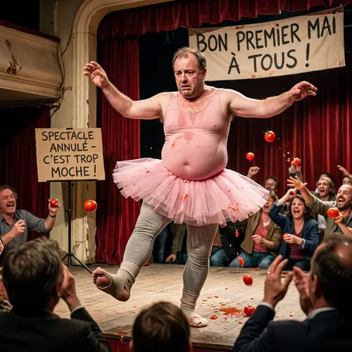 Funny May 1st Dance Photo with a Twist