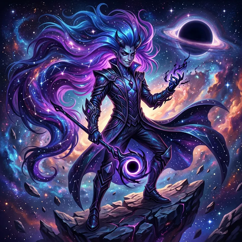 Galactic Anti-Hero He Who Echoes Universe's Dark Delights