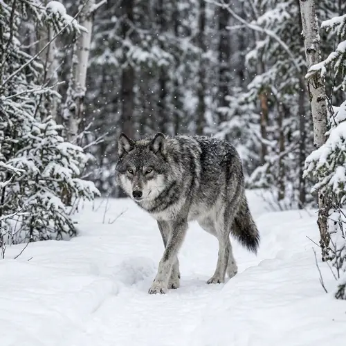 Majestic Wolf: Nature's Wild Spirit