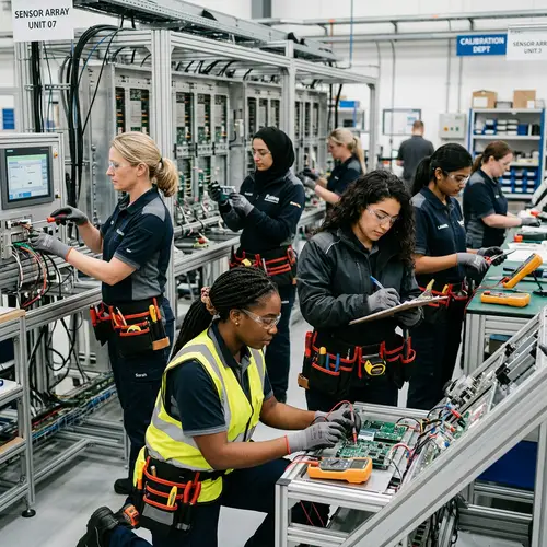 Diverse Women Working with Measurement Devices | Professional & Competent