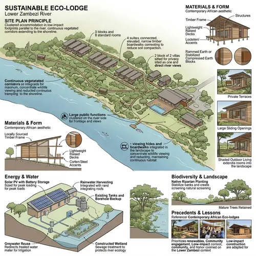 Luxury Eco-Lodges in Lower Zambezi, Zambia