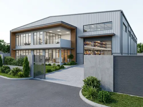 400sqm Warehouse Design with Mezzanine & Office Fit-Out