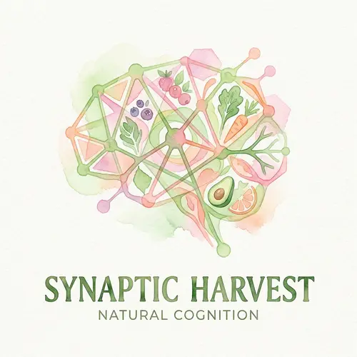Organic Brain Synapses Logo Design | Health-Conscious Brand