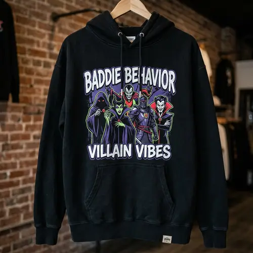 Baddie Behavior Villain Hoodie - Trendy & Stylish