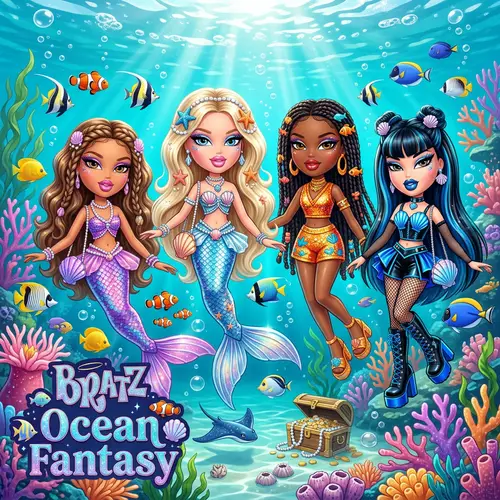 Bratz Ocean Theme Dolls & Accessories