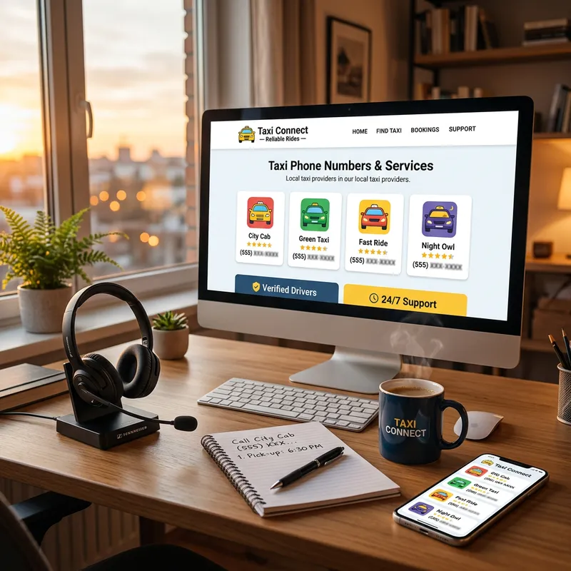 Local Taxi Phone Numbers Directory