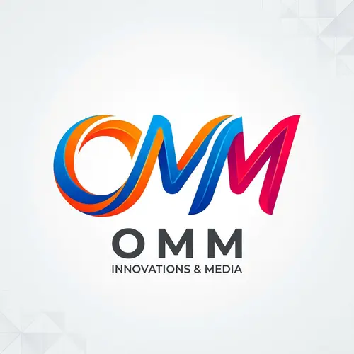 Dynamic 'OMM' Logo Design | Innovative & Modern