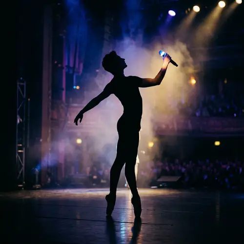 Michael Jackson Silhouette Dance Art