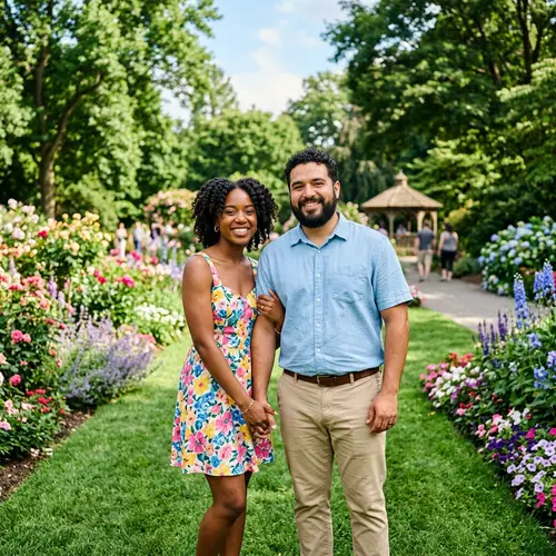 Kenya and Eber: Vibrant Park Portrait | Website Name